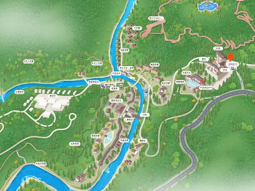 郏县结合景区手绘地图智慧导览和720全景技术，可以让景区更加“动”起来，为游客提供更加身临其境的导览体验。
